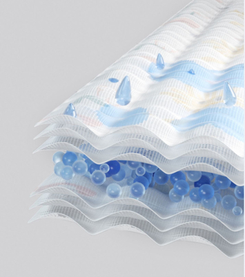 Breathable 6 слоев крепируют марлю ткани марли Swaddle ткань 40SX40S