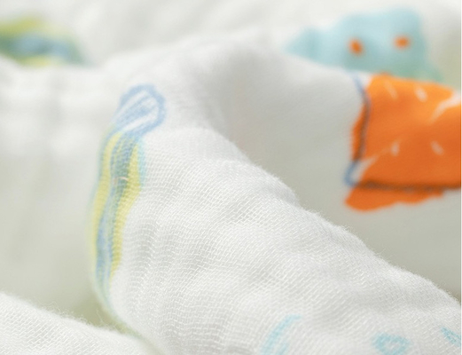 Раскрученное волокно Swaddle ткань марли для Newborn обручей Breathable