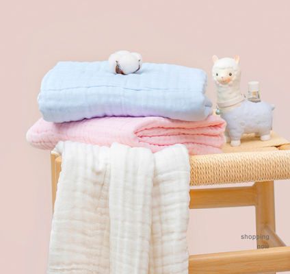 6 слоев одеяла обруча ткани материала марли 144X116 250GSM Newborn