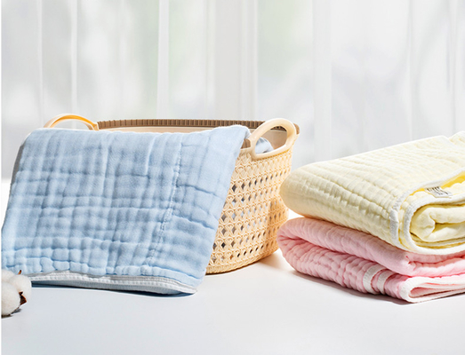 Раскрученное волокно Swaddle ткань марли для Newborn обручей Breathable