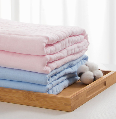 Здоровая пряжа 100% хлопок 40S Swaddle ткань марли 3 слоя