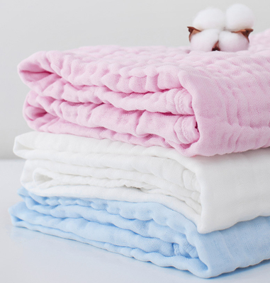 8 100 хлопок слоев ткани марли для Swaddling кожи дружелюбной