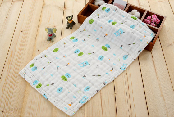 Естественный бамбук хлопка 40S Swaddle одеяло для новорожденного Breathable