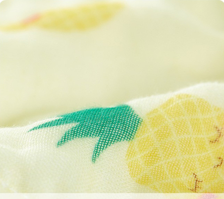 Животная печатая органическая ткань марли хлопка Swaddle обруч для Newborn устойчивого