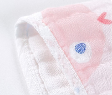 Животная печатая органическая ткань марли хлопка Swaddle обруч для Newborn устойчивого