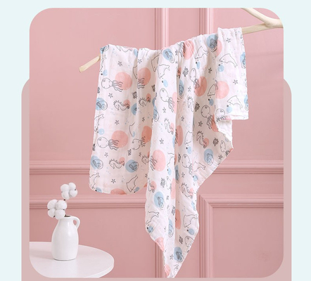 5 слоев ткани марли 240GSM тонкой Swaddle ткань одеяла Breathable