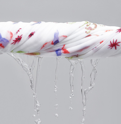Красивый зеленый флористический бамбук хлопка ткани 190gsm марли Swaddle одеяло
