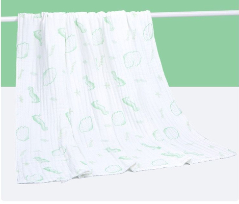Яркий конструированный 4 младенец ткани 210gsm марли слоя мягкий Swaddle материал