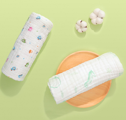 Расчесываемая одеяла марли Crinkle хлопка ткань марли разнослоистого мягкая