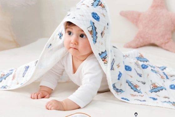 6 одеял хлопка слоя Gauzy