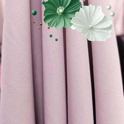 Полиэстерная ткань для рубашек, брюк и юбок прочная, легкая в уходе и удобная для климата