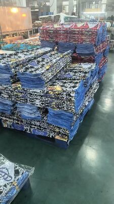 135 GSM хлопчатобумажная ткань с принтом, яркими цветами и мягкая дышащая натуральная марлевая ткань