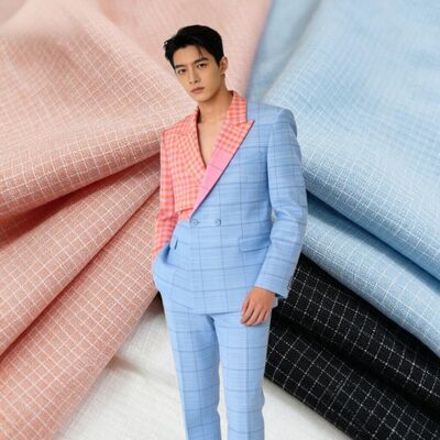 195 грн. Нить, окрашенная в чеки, ткань с 68% полиэстером 30% rayon 2% спандекс для униформы