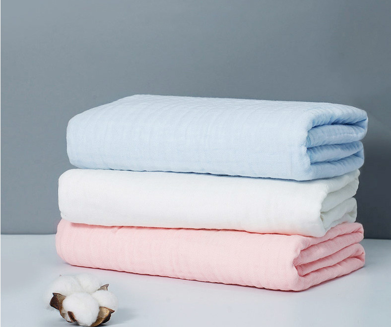 Не переплетенный муслин хлопка Swaddle ткань проницаемостью воздуха двора 40S 260GSM хорошей