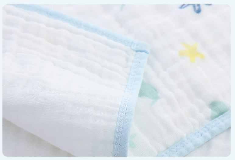 Хлопок младенцев 40S чистый ткань марли 4 слоев для статического Newborn одежд анти-